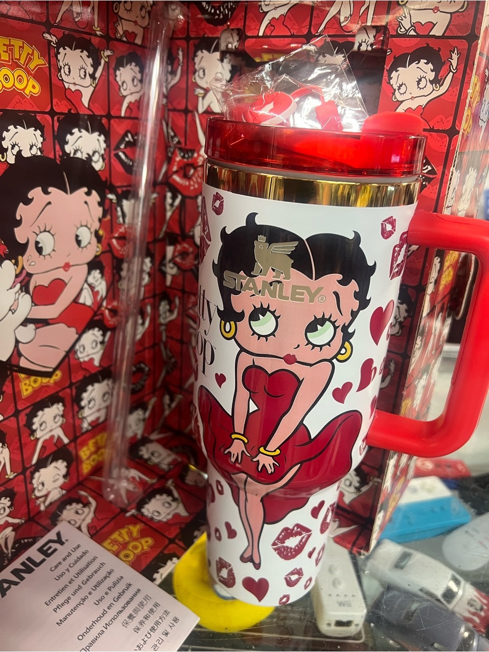 Betty Boop Red and White Insulated Party Tumbler